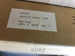 Malory Morte D' Arthur 1485 Limited Edition of 500 copies #355