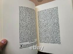 Malory Morte D' Arthur 1485 Limited Edition of 500 copies #355