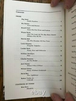 Mandolin, Rita Dove, Chapbook, First Edition, RARE