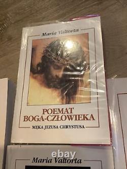Maria Valtorta Book Lot 7 Soft Cover Books Look At Pictures Poems Religious WOW