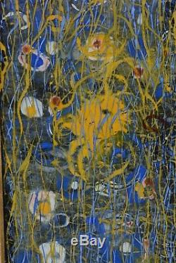 Mark Turbyfill Abstract Painting Flowers US Chicago Listed Artist 1896-1991