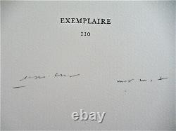 Max Ernst Dent Prompte Poem De Rene Char No. IX Lithograph 1969 Free Ship Us