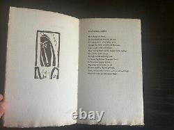 Max Weber Primitives Poems and Woodcuts 1926 Signed