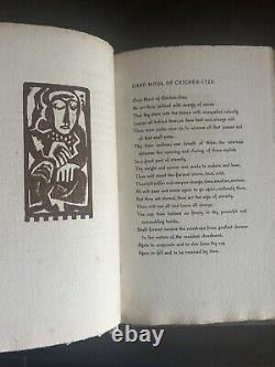 Max Weber Primitives Poems and Woodcuts 1926 Signed