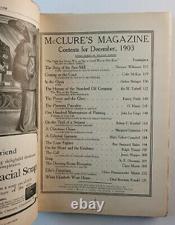 McClure's Dec 1903 Vtg Antique Magazine Christmas Story Rockefeller Standard Oil