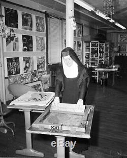Mid Century Original Signed Sister Mary Corita Kent Serigraph ee Cummings Poem