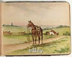 Mostly WW1 WWI Era Sketchbook Poems Painted Art Drawings Some Military