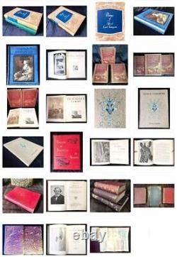 NINETEEN Antiquarian Books 19th. C 1800s Poetry Art Travel Religion Tennyson