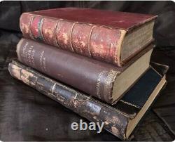 NINETEEN Antiquarian Books 19th. C 1800s Poetry Art Travel Religion Tennyson