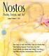 Nostos Poetry, Fiction, And Art Volume Ii, Number 1 Perfect Paperback Good