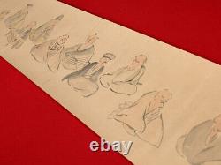 Nw1749rtBi9 Japanese scroll THIRTY-SIX IMMORTALS OF POETRY by YOSA BUSON