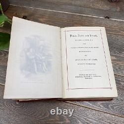Old Poems Plays & Essays of Oliver GOLDSMITH Book 1880's ANTIQUE Victorian Art
