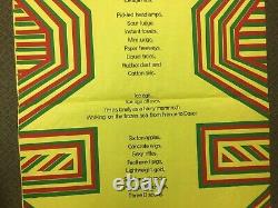 Original 1966 Pop Song Christopher Logue Poster Poem Screenprint DEREK BOSHIER