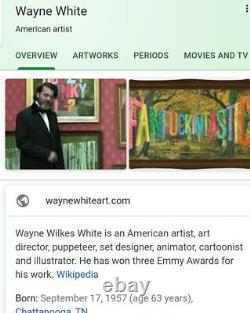 Original Artwork And Poetry With Wayne White