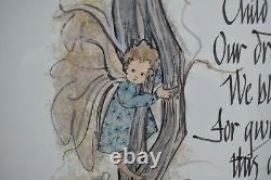P Buckley Moss Child of Love Art Print Poem Children Babies Family Angels