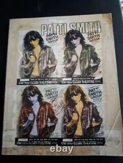 Patti Smith Art Book Poetry Tape 1977 Punk Lp 7 Concert Poster Mapplethorpe Ny
