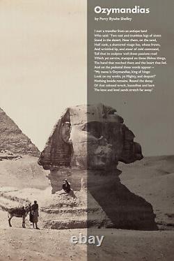 Percy Bysshe Shelley Poem Print Ozymandias Sphinx Art Photo Poster Gift