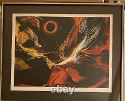 Poems Of Fire 1 Eclipse by Leonardo Nierman Limited Signed Serigraph 144/300