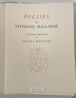 Poesies de Stéphane Mallarmé Henry Matisse Skira 1932 Casteljoux Paper Facsimile