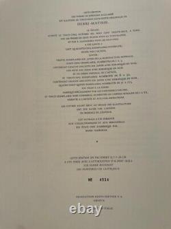 Poesies de Stéphane Mallarmé Henry Matisse Skira 1932 Casteljoux Paper Facsimile