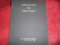 Poet JACK HIRSCHMAN Hirschman on Greatness SIGNED #2/75 with ORIGINAL artwork