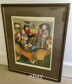 Poetry Reading Beryl Cook Limited Edition Print Rare Number 339 out of 850