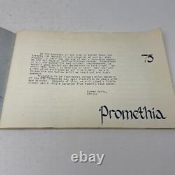 Promethia 1975 Literary Journal Oral Roberts University Poetry Art Tulsa OK