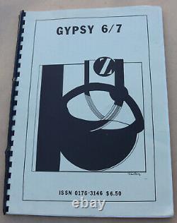RARE 1987 Vintage Gypsy 6/7 Vergen Press Poetry Art Stories Magazine Booklet