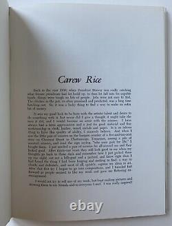 RARE! Carew Rice Songs and Scissor-Cut Silhouettes Low-Country Artistry 1961