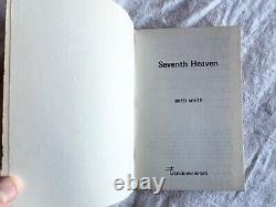RARE PATTI SMITH'SEVENTH HEAVEN' book SIGNED INSCRIBED w ORIG ART