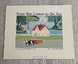 Rare 1st ed 1979 Maud Lewis Poetry Art Book From Ben Loman to the Sea Woolaver