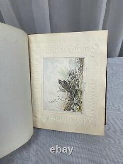 Rare Victorian English 1865 Vanity Scrapbook Poetry Art Book W. And H. Block LDN