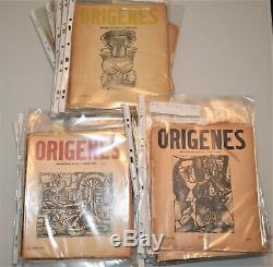 Revistas Origenes Lot 30 Originals Magazines Lezama Lima Cuba Art 1944-1956