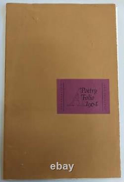 Richard Brautigan / Poetry Folio 1964 San Francisco Art Festival Signed #291720