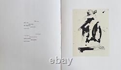 Robert Motherwell Lithograph & Poem Three Poems Octavio Paz Limited Edition art