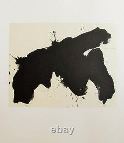 Robert Motherwell Tres Poems # 15 Original Lithograph 1987 Free Ship Us