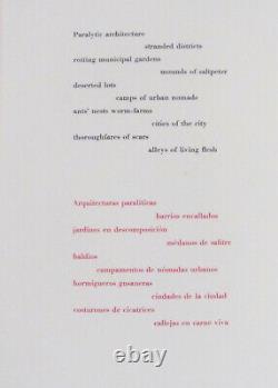 Robert Motherwell Tres Poems # 18 Original Lithograph 1987 Free Ship Us