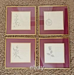 Robert Sexton Untitled 15, 16, 20 & 22 Signed Numbered Poems 11x11