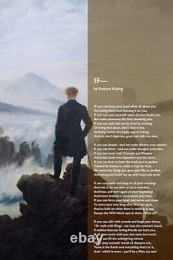 Rudyard Kipling Poem Print If Horizon Background Art Photo Poster Gift