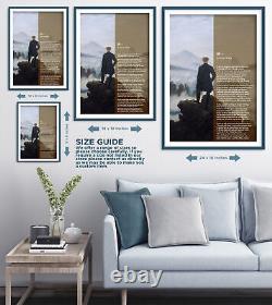 Rudyard Kipling Poem Print If Horizon Background Art Photo Poster Gift