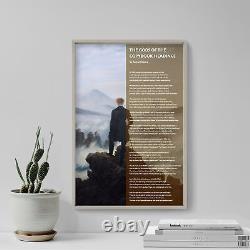 Rudyard Kipling Poem The Gods of the Copybook Headings Horizon Poster Art Print