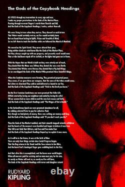 Rudyard Kipling The Gods of the Copybook Headings Poem Poster Art Print