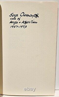 SERGE CHERMAYEFF Verse of Anger and Affection, 1957-1973 Poetry Graphic Design