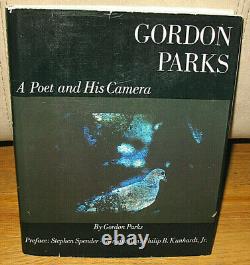 SIGNED Gordon Parks A Poet and His Camera Color Photographs Poetry 1st HC DJ