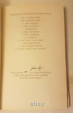 SIGNED LIMITED Sequence Sometimes Metaphysical by Theodore Roethke & John Roy