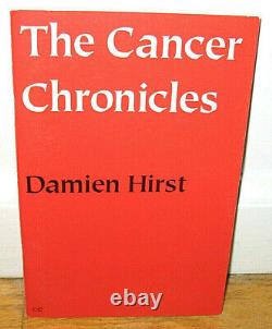 SIGNED Numbered Limited Damien Hirst The Cancer Chronicles 1000 Copies 1st ED PB