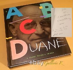 SIGNED withPOEM! DUANE MICHALS ABCDuane A PRIMER 2014 HC 1st ED/1st PRINT NEW! ABC