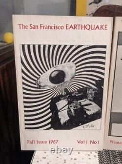 San Francisco Earthquake #1-4 Ferlinghetti Ginsberg Burroughs Carl Solomon ++