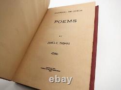 Sentimental & Comical Poems Hardcover James Henry Thomas 1913 African American