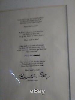 Signed original poetry QUENTIN CRISP unpublished art poetry RARE GAY HISTORY